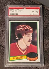 1980/81 O-PEE-CHEE HOCKEY CARD #157 PAUL REINHART ROOKIE 