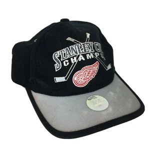 VTG Detroit Red Wings 1998 Stanley Cup Champions Velcroback Hat Cap by STARTER - Picture 1 of 6