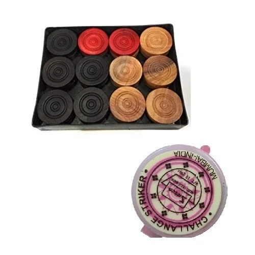 Special Price: 24 carrom board coins + striker - image 1 of 1