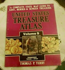 United States Treasure Atlas Vol 9 Tennessee Texas Utah  by Thomas P. Terry