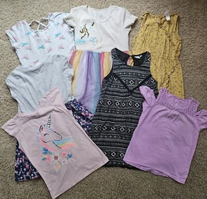 Girls Size 7 Dresses, Short Sleeve Tops Play Condition - Picture 1 of 10
