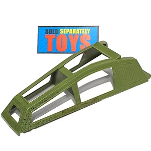 Vtg GI Joe Sky Hawk CANOPY original 1984 vehicle green part C - Picture 1 of 10