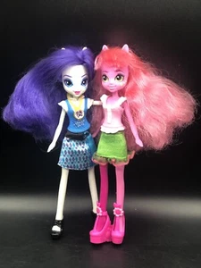 my little pony equestria girls rainbow rocks cheerilee,rarity Doll Bundle - Picture 1 of 23