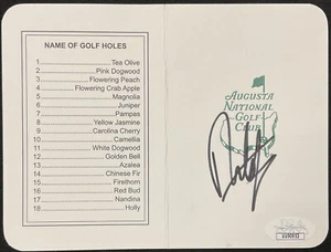 FRANCESCO MOLINARI Signed Autographed Augusta National Masters Card JSA UU90953 - Picture 1 of 4