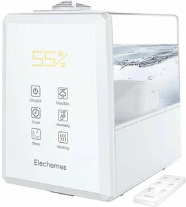 Elechomes Warm & Cool Mist Humidifiers 6L Humidifier for Large Room with Remote - Picture 1 of 8