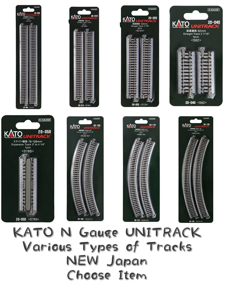 KATO N Gauge UNITRACK  / Various Types of Tracks (Choose Item) NEW - Image 1 of 1