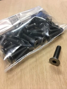 VITE ACCIAIO INOX A2 M6X20 TESTA SVASATA PIANA CHIAVE A BRUGOLA 20PZ. - Foto 1 di 1