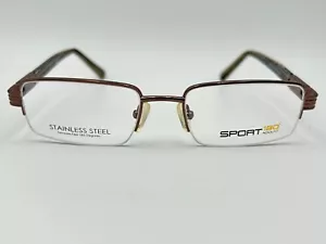Adolfo Eyeglasses 180 Degree Sport Playoff BRN 48 17 130 Brown Flex - Picture 1 of 4