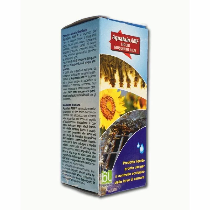 BLEU LINE SRL AQUATAIN AMF INSETTICIDA PER IL CONTROLLO DELLE LARVE DI ZANZARA ML.50