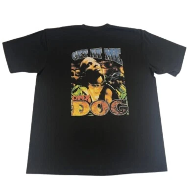 DMX Rap Tee Reprint XXL NWOT Black Rare Double Sided T Shirt Y2K Get At Me Dog - Image 1 of 4