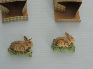 Easter Lot of 2 Marjolein Bastin Bunny Magnet, Bunny Avon  -With Boxes - Picture 1 of 6