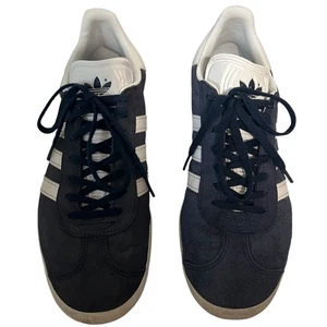 Adidas Gazelle Schuhe Originals marineblau weiß Größe US Herren 9 Damen 10 - Bild 1 von 10
