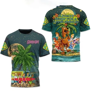 Nueva Camiseta Scooby Doo Summer Adventure 3D Todas las Tallas S a 5XL - Imagen 1 de 3