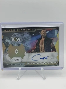 AEW Black Diamond Adam EDGE Copeland Gemography Auto 25/49 - Picture 1 of 2