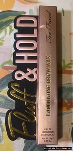 Too Faced Brow Wax Laminating Crystal Clear Fluffy Brows Long-lasting Hold NEW - Picture 1 of 4