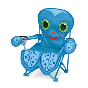 Melissa & Doug Sunny Patch Flex Octopus Folding Beach Chair for Kids - Picture 1 of 9