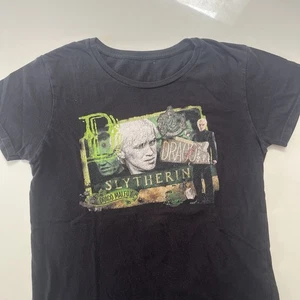 Vintage Draco Malfoy Womens T shirt Harry Potter Original Large Black - Picture 1 of 5
