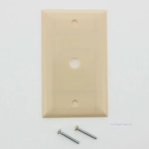Pass & Seymour SP11-I Ivory 1-Gang 13/32" Phone Thermoset Wallplate Box Mount - Bild 1 von 6
