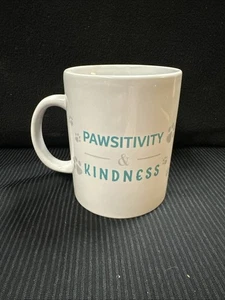 Royal Norfolk Pawsitivity & Kindness 16 Oz. White Mug Cup Paw Prints Pet Lovers - Picture 1 of 6