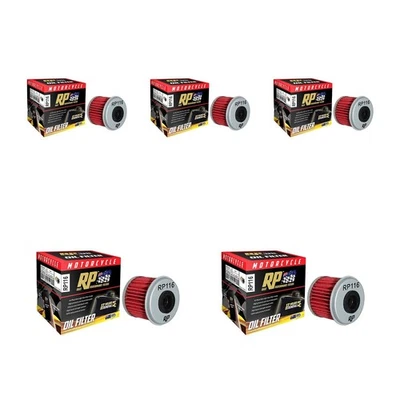 Paquete de 5 filtros de aceite RP para Husqvarna TE 250 4T 2010-2013 Foto 1 de 2