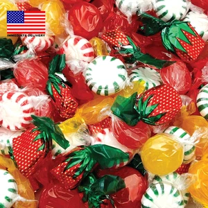 Old-School Hard Candy Mix - 2 Pfund Großpackung (ca. 150 Stück) - einzeln W - Bild 1 von 6