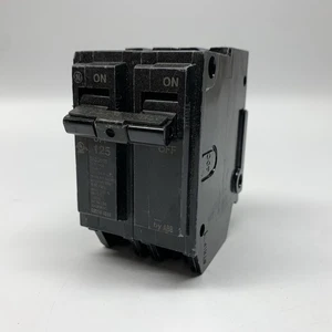 GE THQL21125 120/240AC 125A Double-Pole Circuit Breaker - Picture 1 of 3