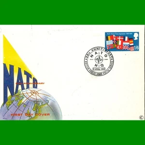 UK FDC NATO 20th Anniversary Commemorative First Day Cover Stamp, 2.4.1969 - Picture 1 of 1