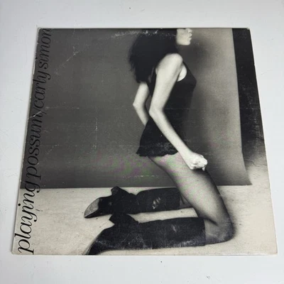 Carly Simon Playing Possum Vinyl LP Elektra Records 1975 7E1033 - Image 1 of 4