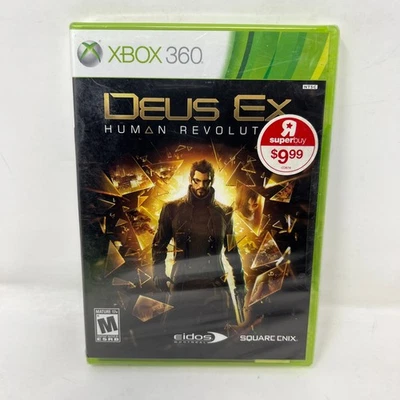 NEW SEALED Deus Ex: Human Revolution Microsoft Xbox 360, 2011 TOYS R US STICKER - Image 1 of 2