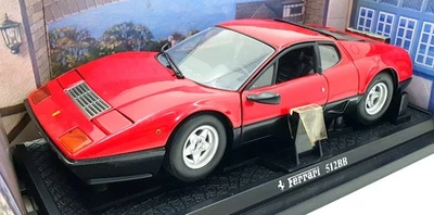 Kyosho 1/18 Scale Diecast 08171R - Ferrari 512BB - Red - Image 1 of 4