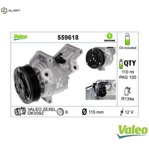 COMPRESSOR AIR CONDITIONING 559618 FOR MAZDA P5Y6/P5X0/P5Y8/P5Y5/P5X2 1.5L 4cyl - Picture 1 of 12