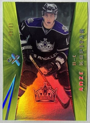 2008-09 EX Los Angeles Kings Anze Kopitar Rare Essential Credentials Green #/89 - Image 1 of 2