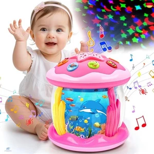 KALOISYHE Baby Spielzeug ab 1 Jahr Mädchen Junge Drehender Projektor - Bild 1 von 6