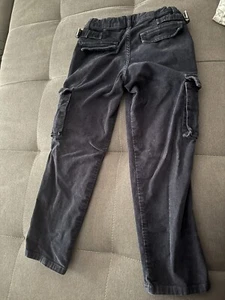 Gucci Boys Curdoroy Cargo Pants Navy Blue Size 6 - Picture 1 of 3