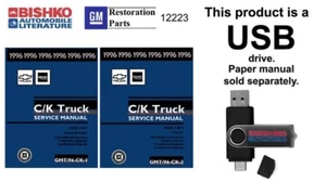 1996 Chevrolet & GMC Light Duty C/K Truck Service Repair Manual USB - Picture 1 of 3