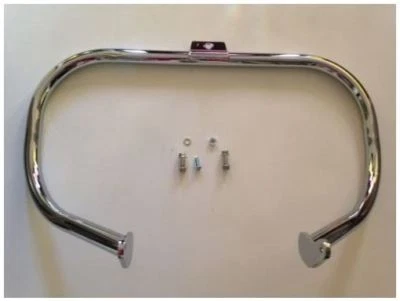 PARAMOTORE CROMATO PER HARLEY DAVIDSON SOFTAIL FXST PARA MOTORE PARACOLPI ENTRA  - Immagine 1 di 4