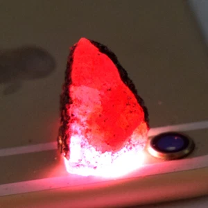 Certified Natural Red Ruby Rough 23.75 Ct. Loose Gemstone For Lapidary & Cabbing - Imagen 1 de 4