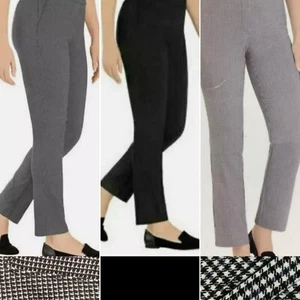 NWT! HILARY RADLEY Slim Leg Pant BUILT-IN SLIMMING TUMMY CONTROL PANEL CUTE - Picture 1 of 22