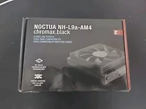 Noctua NH-L9a-AM4 chromax.Black Low-Profile CPU Cooler for AMD AM4 Black - Picture 1 of 3