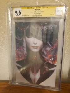 Mercy #1 Planet ComicCon Stanley Artgerm Lau Virgin Edition CGC 9.6 Signed By... - Picture 1 of 1