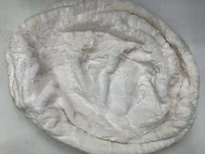 Pottery Barn Teen Polar Bear Faux Bean Bag Slipcover Medium 36" Ivory 36" 9994A - Image 1 of 4