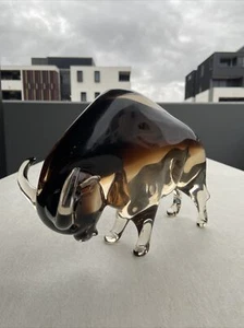 Mid century Murano glass American buffalo ascribable to Seguso Italy - Picture 1 of 12
