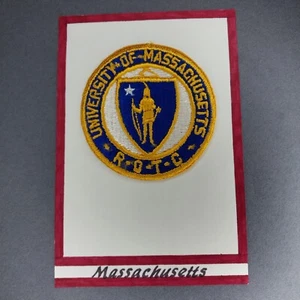 Parche ROTC de 3" de la Universidad de MA Massachusetts - Imagen 1 de 3