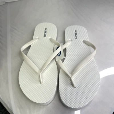 Chanclas para mujer blancas Old Navy talla 7 Foto 1 de 4