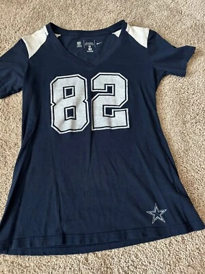 Camiseta Nike para mujer talla M azul blanca Top manga corta Dallas Cowboys Witten 82 Foto 1 de 4
