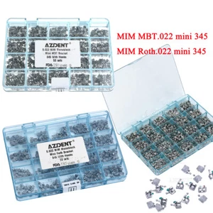 AZDENT Dental Monoblock Kieferorthopädische Brackets Brace MIM mini MBT Roth .022 345 - Bild 1 von 19