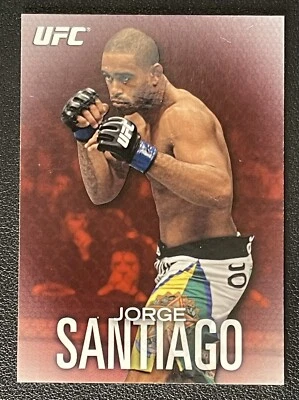 2012 Topps UFC Knockout Jorge Santiago #22  Ruby Red 6 /8  SSP - Image 1 of 2
