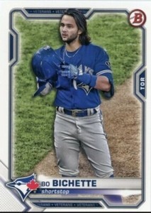 BO BICHETTE 2021 Bowman Base Card #7 Toronto Blue Jays