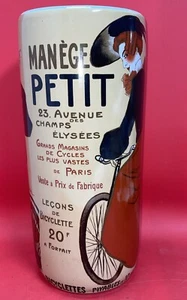 Umbrella Stand Ceramic - French Manege Petit Advertising - Picture 1 of 8