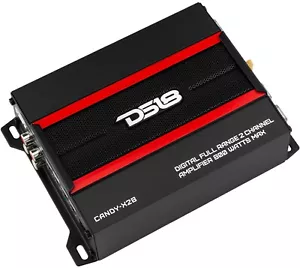DS18 CANDY-X2B AMPLIFICATORE AUTORADIO 2 CANALI/2CH CLASSE D COMPATTO/MINI - Foto 1 di 3